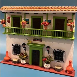 Casita Antioquía, de Colombia artesanías hecho a mano